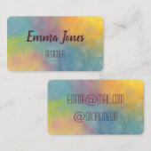 Regenboogmelkas Visitekaartje (Voorkant / Achterkant)