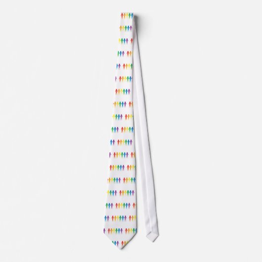 Regenboogmensen Stropdas (Voorkant)