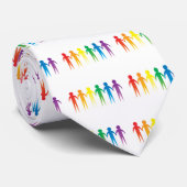 Regenboogmensen Stropdas (Opgerold)