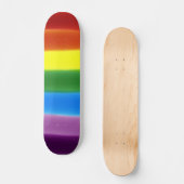 Regenboogmix skateboard (Voorkant)