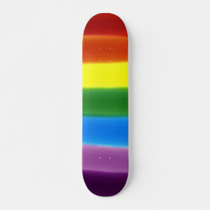 Regenboogmix skateboard
