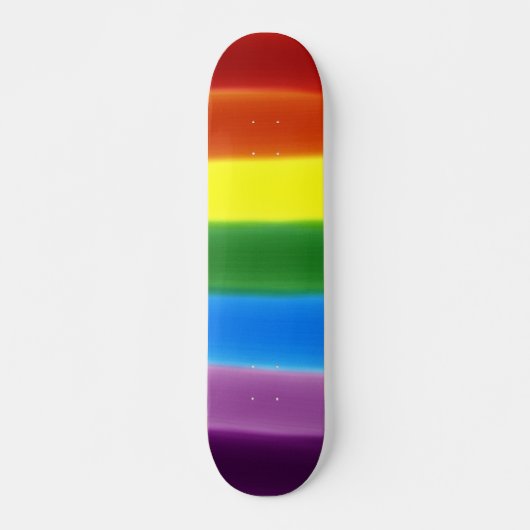 Regenboogmix skateboard (Voorkant)