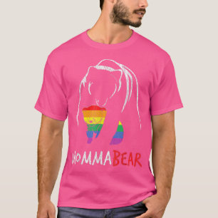  regenboogmoeder Beer Hug Love Support Parent T-shirt