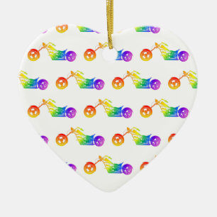 Regenboogmortocyclus Keramisch Ornament