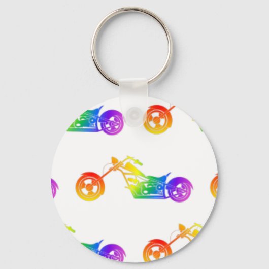 Regenboogmortocyclus Sleutelhanger (Voorkant)