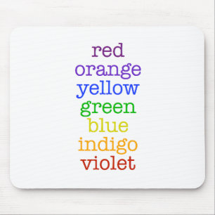 regenboogmousepad muismat