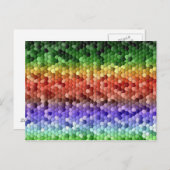 Regenboogmozaïek Briefkaart (Voorkant / Achterkant)