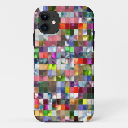 Regenboogmozaïek Case-Mate iPhone Case (Achterkant)