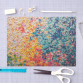 regenboogmozaïek tissuepapier (Craft)