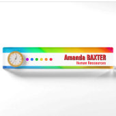 Regenboognaamlabel Naambordje (Voorkant)