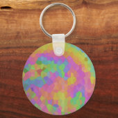 Regenboogolie Mozaïeken Sleutelhanger (Voorkant)