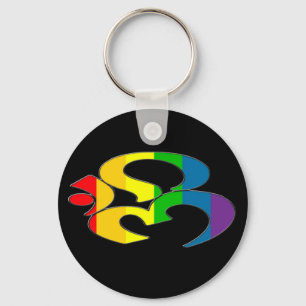 RegenboogOM Sleutelhanger