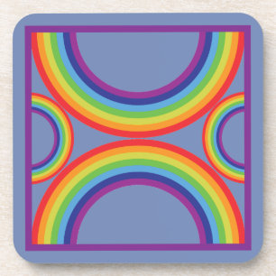 Regenboogonderzetter Bier Onderzetter