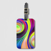 Regenboogontwerp Bagagelabel (Voorkant (verticaal))