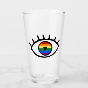 Regenboogoog Glas