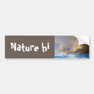 regenboogopstand bumpersticker