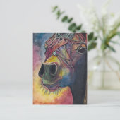 Regenboogpaard Briefkaart (Staand voorkant)