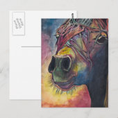 Regenboogpaard Briefkaart (Voorkant / Achterkant)