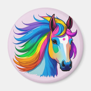 Regenboogpaarden Magneet