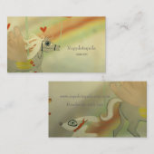 Regenboogpaarden oud  visitekaartje (Voorkant / Achterkant)