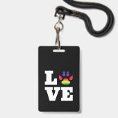 Regenboogpag Badge (Voorzijde met lanyard)