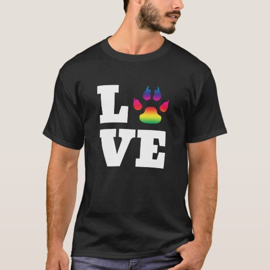 Regenboogpag T-shirt (Voorkant)