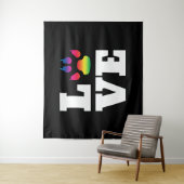 Regenboogpag Wandkleed (In situ)