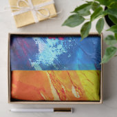 regenboogpapier voor abstract weefsel tissuepapier (Geschenk)