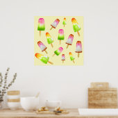 Regenboogpapillen Poster (Keuken)