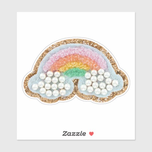 Regenboogpatch Sticker (Vel)