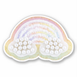 Regenboogpatch Sticker