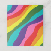 Regenboogpatronen (Buitenkant ongevouwen)