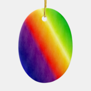 Regenboogpatronen Keramisch Ornament