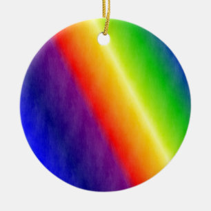 Regenboogpatronen Keramisch Ornament