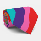 Regenboogpatronen Stropdas (Opgerold)