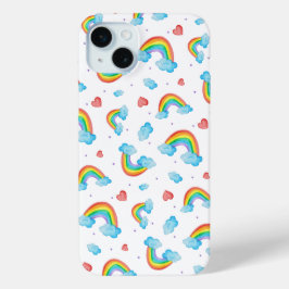 Regenboogpatroon iPhone 15 Mini Hoesje