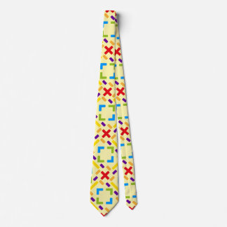 Regenboogpatroon grafisch patroon  stropdas