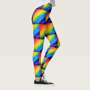  Regenboogpatroon Leggings