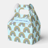 Regenboogpatroon  Stijl Aangepaste Naam Bedankdoosjes (Voorkant Zijde)