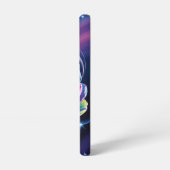 Regenboogpioen in kosmische bloei samsung galaxy hoesje (Linkerkant)