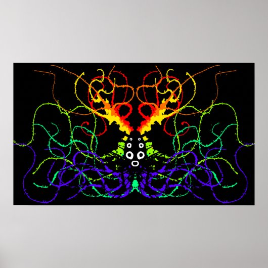 Regenboogplaat Poster (Voorkant)
