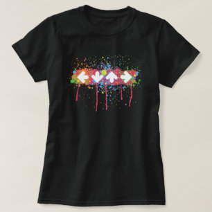Regenboogplaat T-shirt