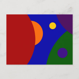 Regenboogplanken Briefkaart