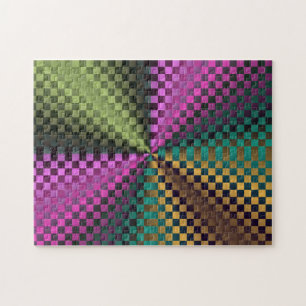 Regenboogpleinen Legpuzzel