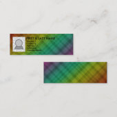 regenboogpleister mini visitekaartje (Voorkant / Achterkant)