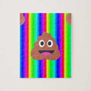 regenboogpoep emoji legpuzzel