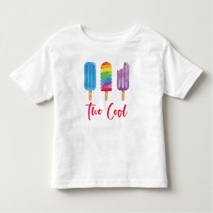 RegenboogPop Twee Koelzomer 2e verjaardag Kinder Shirts