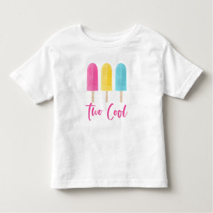 RegenboogPop Twee Koelzomer 2e verjaardag Kinder Shirts