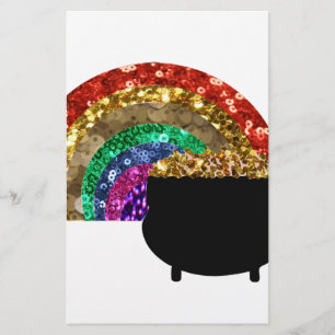 regenboogpot o'goud briefpapier