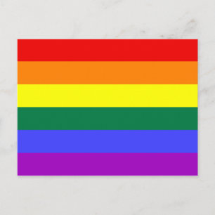 Regenboogpride-Briefkaart Briefkaart